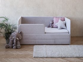 Диван-кровать Happy (светло-серый) в Светлом - svetlyj.mebel-nsk.ru | фото