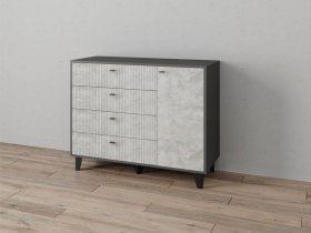 Комод «Катрин-13» (графит/мальта) в Светлом - svetlyj.mebel-nsk.ru | фото