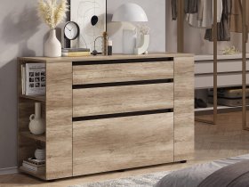 Комод КМ-06 Энигма (венге/дуб каньон) в Светлом - svetlyj.mebel-nsk.ru | фото