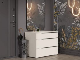 Комод с 3 ящиками Айри КМ-001 (кашемир) в Светлом - svetlyj.mebel-nsk.ru | фото