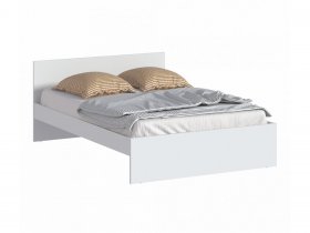 Кровать двуспальная 1,4м Бруклин СБ-3353 (белый) в Светлом - svetlyj.mebel-nsk.ru | фото