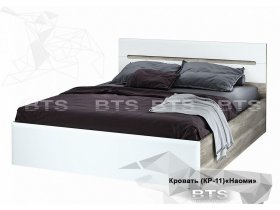 Кровать двуспальная 1,6 м  Наоми КР-11 в Светлом - svetlyj.mebel-nsk.ru | фото