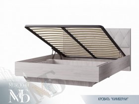 Кровать двуспальная с подъем. мех. 1,6 м  Кимберли КР-13 в Светлом - svetlyj.mebel-nsk.ru | фото