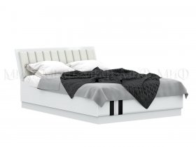 Кровать двуспальная с подъем.мех. 1,6м Магнолия в Светлом - svetlyj.mebel-nsk.ru | фото