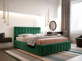 Кровать мягкая 1,4 Вена стандарт, вар.1 в Светлом - svetlyj.mebel-nsk.ru | фото