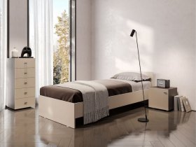 Кровать односпальная 0,9м Гиза в Светлом - svetlyj.mebel-nsk.ru | фото