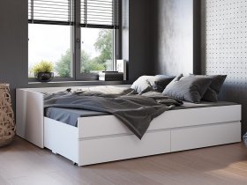 Кровать-трансформер Симпл КР-51 (белый) в Светлом - svetlyj.mebel-nsk.ru | фото