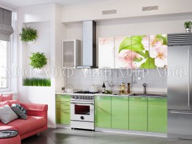 Кухонный гарнитур Яблоневый цвет в Светлом - svetlyj.mebel-nsk.ru | фото