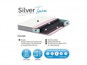 Матрас Silver Two в Светлом - svetlyj.mebel-nsk.ru | фото