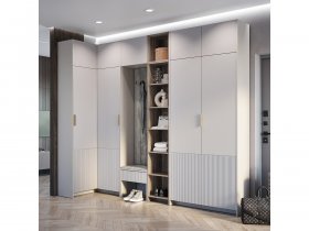 Модульная прихожая Пандора (кашемир/MF03) в Светлом - svetlyj.mebel-nsk.ru | фото