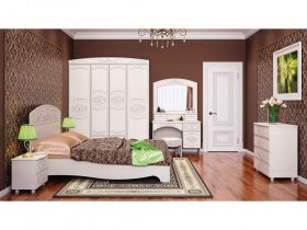 Модульная спальня Каролина в Светлом - svetlyj.mebel-nsk.ru | фото