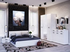 Модульная спальня Нэнси NEW в Светлом - svetlyj.mebel-nsk.ru | фото