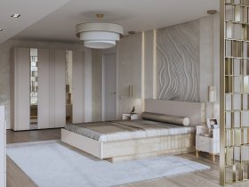 Модульная спальня Одетта (дуб эндгрей/меланж) в Светлом - svetlyj.mebel-nsk.ru | фото
