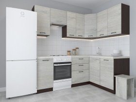 Модульная угловая кухня 1,4м*2,1м Лада (пикард) в Светлом - svetlyj.mebel-nsk.ru | фото