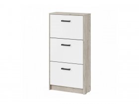 Обувница ОБ-2 Вега (дуб крафт серый/белый) в Светлом - svetlyj.mebel-nsk.ru | фото