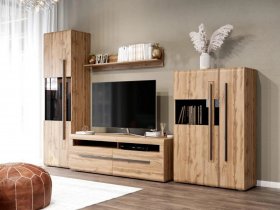 Модульная стенка Ницца (дуб вотан) в Светлом - svetlyj.mebel-nsk.ru | фото