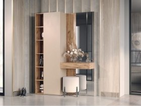 Прихожая Ева (кашемир/дуб вотан) в Светлом - svetlyj.mebel-nsk.ru | фото