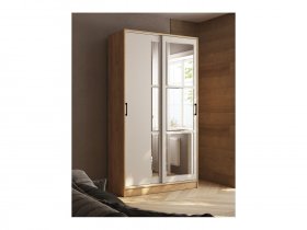 Шкаф-купе 1,2м «Стиль-2» (дуб крафт золотой/кашемир) в Светлом - svetlyj.mebel-nsk.ru | фото
