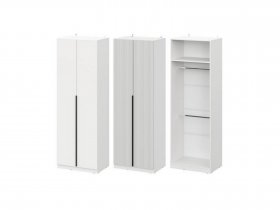 Шкаф ШК-75 Эккервуд (белый) в Светлом - svetlyj.mebel-nsk.ru | фото