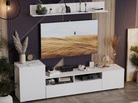 Стенка «Сильвия» (белый ясень) в Светлом - svetlyj.mebel-nsk.ru | фото