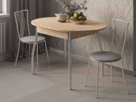 Стол обеденный Орфей-5 Ст030.3 (дуб крафт золотой) в Светлом - svetlyj.mebel-nsk.ru | фото