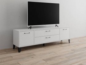 Тумба под ТВ Парус-13 (белый) в Светлом - svetlyj.mebel-nsk.ru | фото